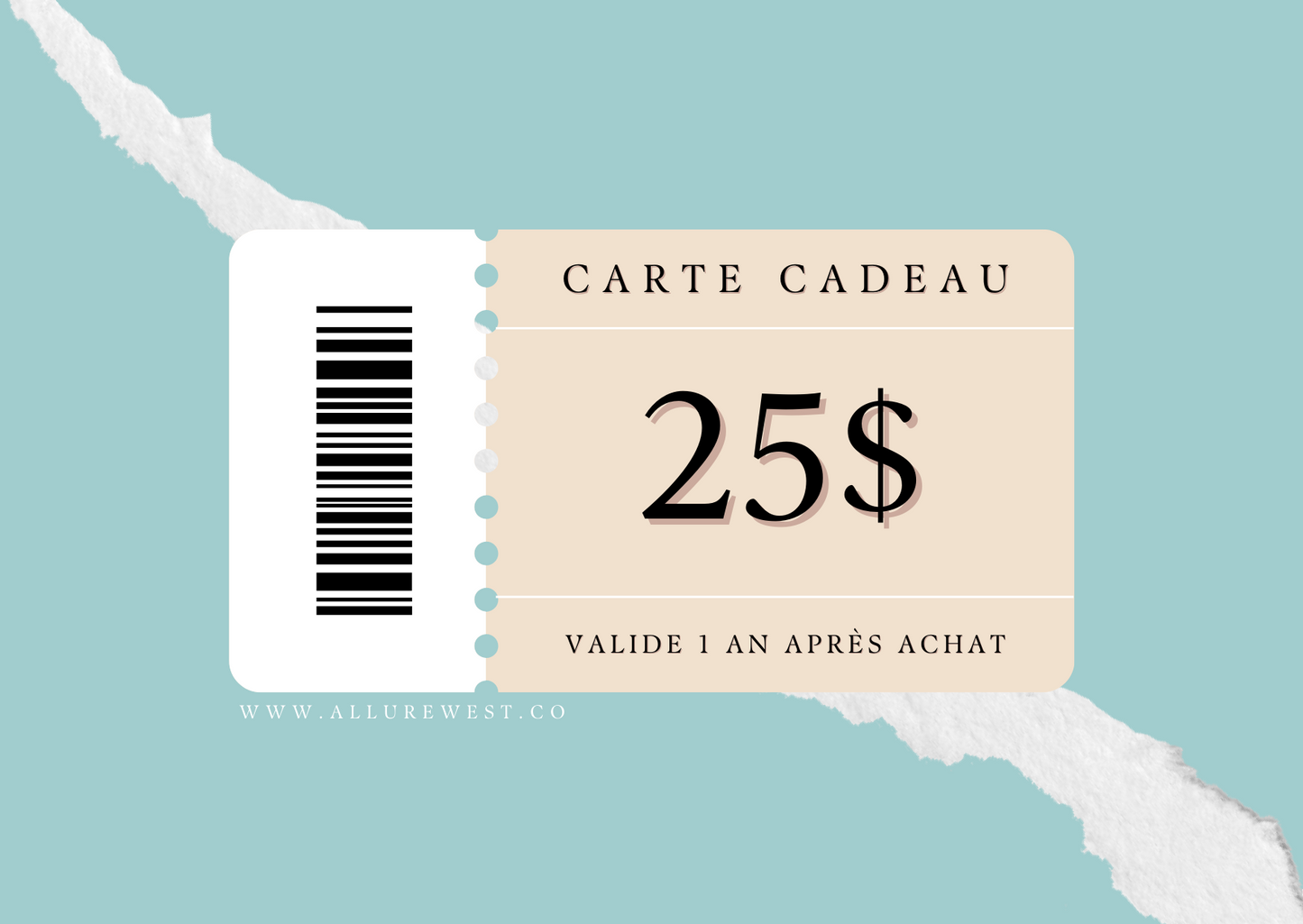 Cartes-Cadeaux Allure West